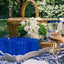 Pair of Hand Blown Glass Tumblers Cobalt Blue