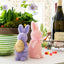 Set of 8 Multi Colored Bunnies