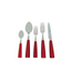 Red 5 Piece Place Setting