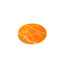 Orange Abstract Bread Plate